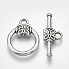 Tibetan Style Alloy Toggle Clasps TIBE-31215-057AS-RS-1