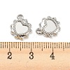 Non-Tarnish 304 Stainless Steel Pendant Cabochon Settings STAS-I202-14P-3