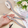 10 Yards Polycotton Ribbons OCOR-WH0070-185B-3