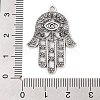 Tibetan Style Alloy Pendants TIBEP-ZN60334-AS-FF-2