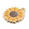 Thanksgiving Day Alloy Enamel Pendants X-ENAM-D060-01A-KCG-3