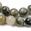Natural Green Rutilated Quartz Beads Strands G-Q462-61-6mm-3