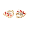 Alloy Enamel Pendants LS-ENAM-F144-12A-3