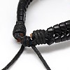 Trendy Unisex Casual Style Imitation Leather and Leather Bracelets X-BJEW-L302-M-4