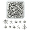 60Pcs 5 Styles Stainless Steel Charms STAS-FS0001-46-1