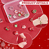 18Pcs 9 Styles Christmas Theme Handmade Lampwork Beads GLAA-GA0002-10-5