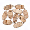 Natural Picture Jasper Pendants G-T112-23B-1