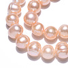Natural Cultured Freshwater Pearl Beads Strands PEAR-N013-09A-5