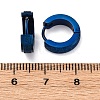 Sand Flash 304 Stainless Steel Hoop Earrings for Women EJEW-M001-23A-3