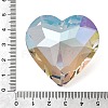 Electroplate Glass Charms EGLA-M028-01G-3