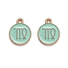 Alloy Enamel Pendants ENAM-S124-01A-15B-1