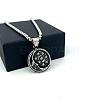 Men's 304 Stainless Steel Moon Star Pendant Punk Vintage Necklaces LK3922-4