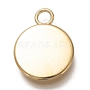 304 Stainless Steel Pendant Cabochon Settings X-STAS-Z030-01I-G-2