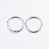304 Stainless Steel Open Jump Rings A-STAS-P151-04-2