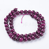 Natural Tiger Eye Beads Strands X-G-G544-8mm-02-2