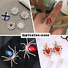 64Pcs 4 Style Glass Rhinestone Cabochons RGLA-FG0001-11B-6
