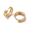 Brass Hoop Earrings EJEW-C073-24KCG-2