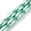 Electroplated Synthetic Magnetic Hematite Beads Strands G-C248-I01-6x12mm-2