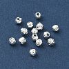 304 Stainless Steel Hammered Round Spacer Beads SA-CBA37BC-01D-S-2