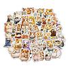 50 Pieces Cute Hamster Doodle Paper Stickers STIC-R001-27-1