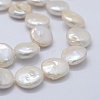 Natural Baroque Pearl Keshi Pearl Beads Strands PEAR-K004-26-3