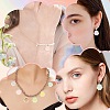 48Pcs 8 Colors Translucent Resin Paw Print Pendants CRES-AR0001-31-6