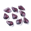 Faceted Glass Pendants GLAA-F068-C33-01-1