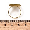 304 Stainless Steel Adjustable Ring Settings STAS-D374-02G-03-3