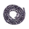 Electroplate Glass Beads Strands EGLA-A044-T2mm-A15-3
