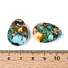 Dyed Natural Imperial Jasper Pendants G-Q601-08E-3