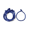Nylon Rattail Satin Cord Bracelet Making AJEW-JB00019-09-4