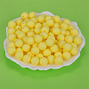 Round Silicone Focal Beads SI-JX0046A-91-6