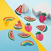 24Pcs 4 Style Baking Paint Iron Snap Hair Clips PHAR-LS0001-03-7