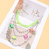 Extra-terrestrial Head Plastic & Alloy Barbed Wire 3 Layer Pants Chains for Women FS-WG4F403-01-4