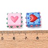 Glass Enamel Beads GL-CBA33A9-03-4