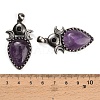 Natural Amethyst Pendants GG-CBACC2B-05AS-05-3