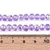Transparent Glass Beads Strands X-EGLA-N016-6mm-03-4