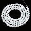 Electroplate Glass Beads Strands EGLA-A034-P8mm-A02-4