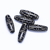 Tibetan Style 12-Eye dZi Beads X-TDZI-P011-01-L-E-1