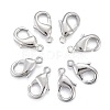Platinum Brass Lobster Claw Clasps X-KK-903-N-NF-1