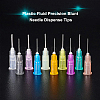 BENECREAT 160Pcs 10 Styles Plastic Fluid Precision Blunt Needle Dispense Tips TOOL-BC0001-15-3