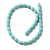 Natural Howlite Beads Strands G-C025-08-3