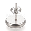 Non-Tarnish 304 Stainless Steel Stud Earring Settings X-STAS-K202-05D-P-3