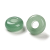 Natural Green Aventurine European Beads G-R488-02C-3
