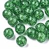 Transparent Crackle Acrylic Round Beads Strands CCG-R002-12mm-08-3