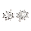 Tibetan Style Alloy Sun Pendants TIBEP-S291-12-RS-2