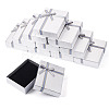 Rectangle Paper Jewelry Set Storage Boxes with Bowknot X1-CON-TAC0014-04G-1