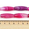 Natural Striped Agate/Banded Agate Beads Strands G-S280-10C-5