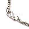 201 Stainless Steel Pendant Necklaces NJEW-A017-04P-3