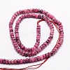 Dyed Natural Malaysia Jade Rondelle Beads Strands G-E316-2x4mm-18-2
